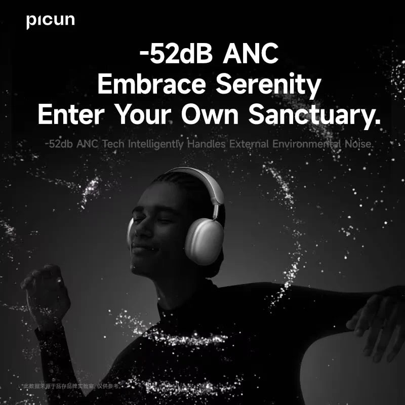 Picun F8 Pro ANC Wireless Headphones 3D Spatial Audio