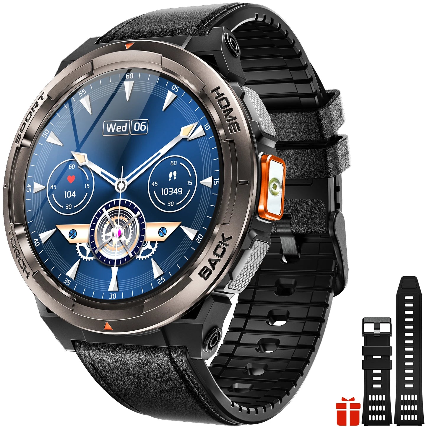 EIGIIS KE5 Smart Watch 3ATM Waterproof With Compass Altitude Barometer