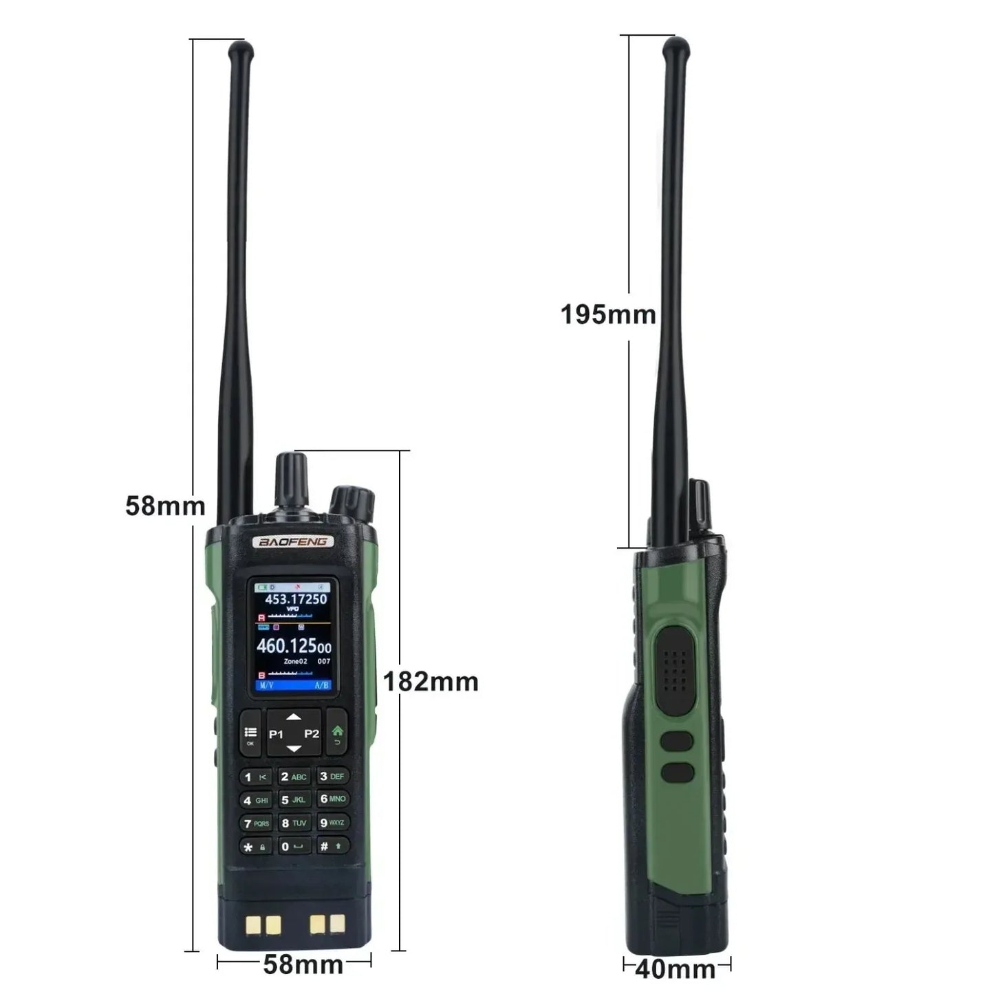 Baofeng UV32 GPS Bluetooth Two Way Radio For Professionals