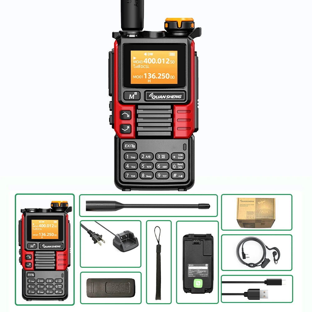 Quansheng UVK5 200 Channel AM FM DTMF Walkie Talkie