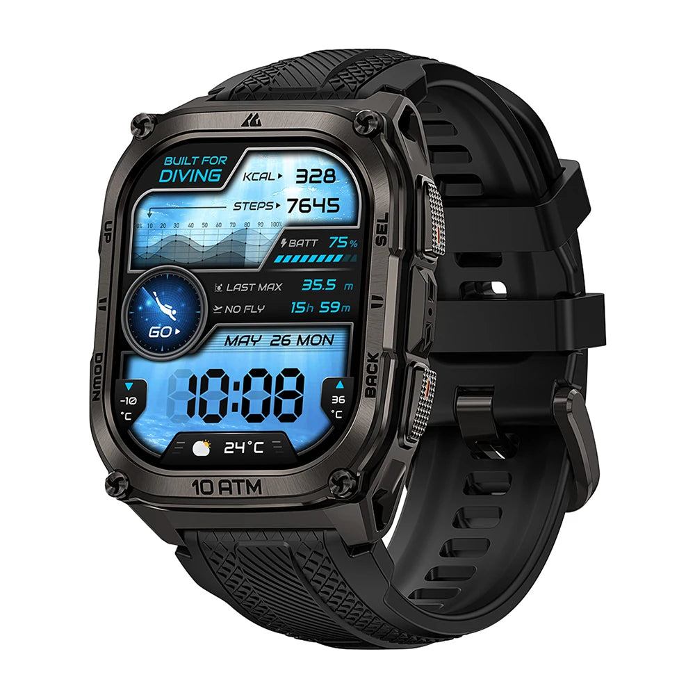 KOSPET Tank M4 Smartwatch 6 Satellite GPS And Offline Maps