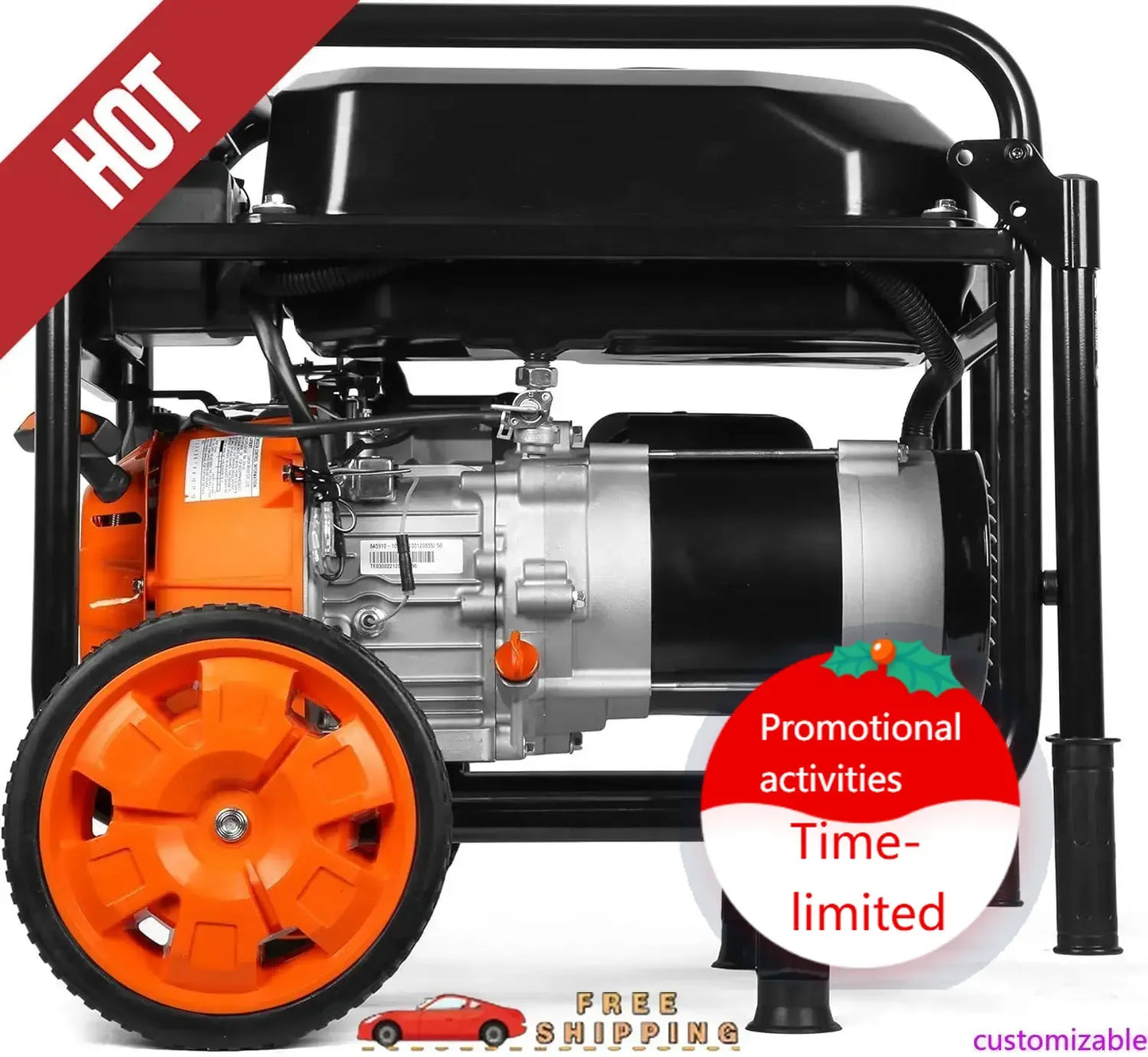 Customizable Portable Generator With Transfer Switch And RV-Ready