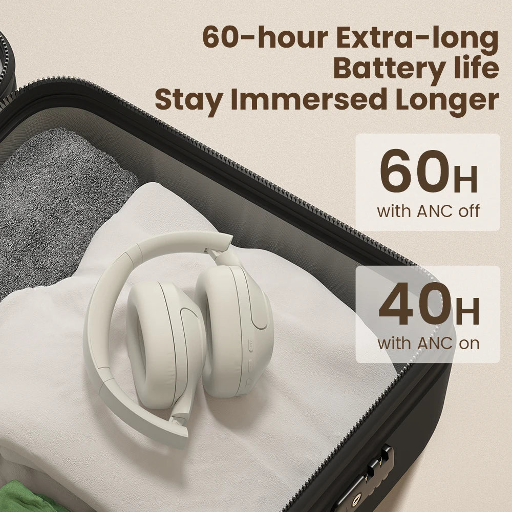 Haylou S35 ANC Wireless Bluetooth Headphones With Active Noise Cancellation