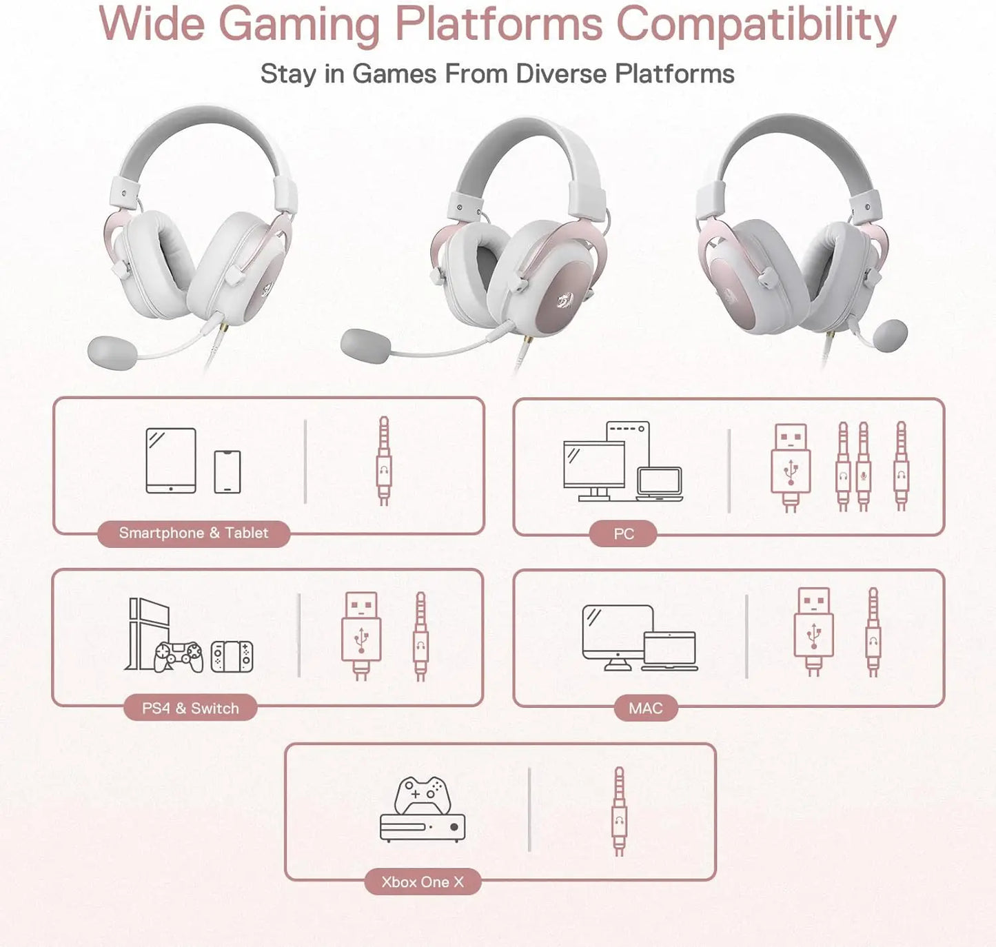 Redragon H510 Zeus Wired Gaming Headset 7 Point 1 Surround