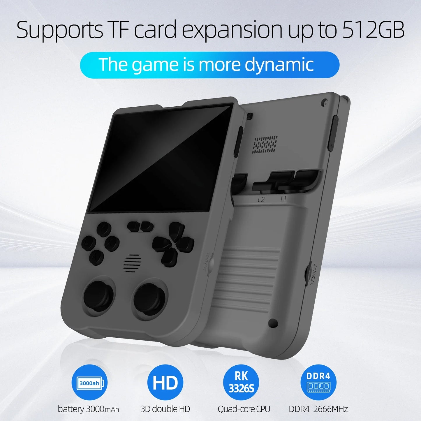 Ampown XU10 Handheld Retro Gaming Console Linux System
