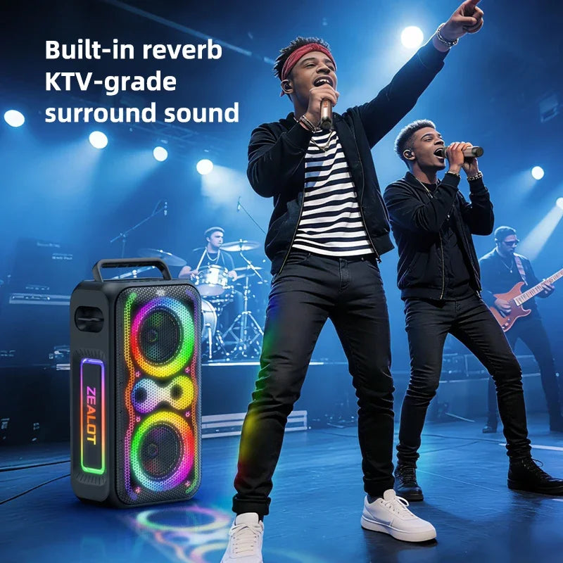 Zealot PT21M 200W Portable Bluetooth Speaker IPX5 Waterproof With Subwoofer