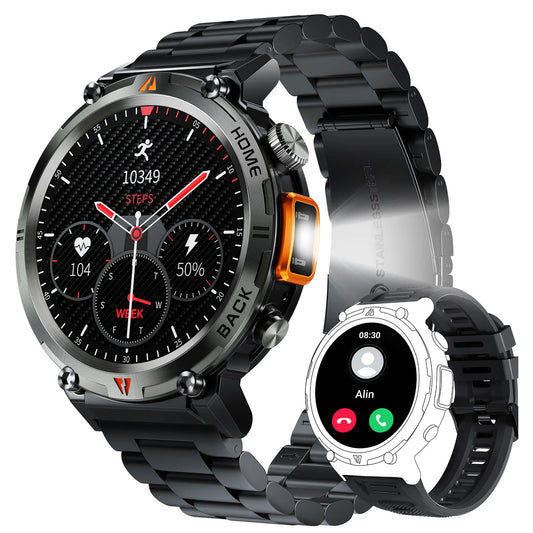 LaNikar KE3 Bluetooth Call Smartwatch For iOS And Android Health Monitor